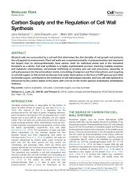 Plant cell wall composed primarily of. Https Www Cell Com Molecular Plant Pdf S1674 2052 17 30303 9 Pdf