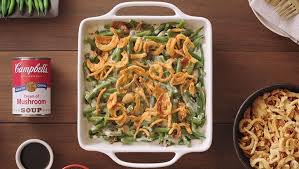 Campbell S Classic Green Bean Casserole Classic Green Bean Casserole Greenbean Casserole Recipe Bean Casserole