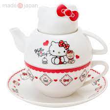 Hello Kitty Teapot Tea Cup Saucer Set Tea For One Set Sanrio Made In Japan Hello Kitty Merchandise Hello Kitty Hello Kitty Items
