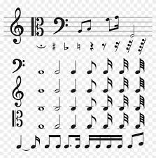 However, thequarter note we started with isn't the symbol that represents the longest duration. Various Music Symbols Material G In Music Note Hd Png Download 1772x1719 613385 Pngfind