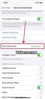 Cara Mengatur Waktu iPhone Meminta Password Setelah Terkunci | PUKEVA