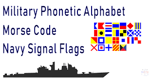 There are quite a few phonetic transcription systems in the world. Military Phonetic Alphabet Signal Flags