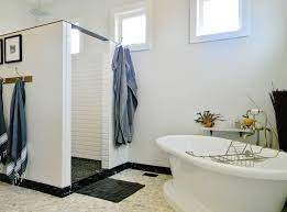Doorless Shower Pros And Cons Of Having One On Your Home Doorless Shower Shower Remodel Shower Renovation