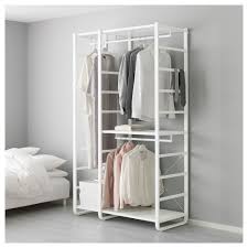 Display baju sekadau, display baju sintang, display baju pontianak, display baju singkawang, display baju balangan, kami melayani custom untuk pembuatan interior cafe, butik, toko, kantor. Elvarli 2 Section Shelving Unit White Width 49 1 8 Ikea Rak Baju Rak Pakaian Lemari Pakaian
