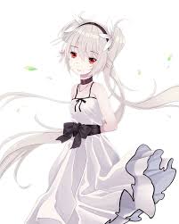 He was wearing a long white robe with red lining that covered him from head to toe, and a large white hat with the kanji for fire on the front. Anime Anime Girls Dress Long Hair Gray Hair Red Eyes Hd Mobile Wallpaper Peakpx