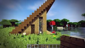 With three levels and sturdy supporting pillars, the rural house looks big. Minecraft Easy A Frame House Tutorial How To Build A House In Minecraft Video Dailymotion