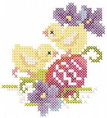 Item includes 2 files in pdf: Two Easter Chickens Cross Stitch Free Embroidery Design