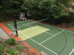 As with most construction projects, the cost to build tennis court can vary greatly depending on a number of factors. Understanding The Cost Of A Backyard Basketball Court Sportprosusa In 2021 Basketball Court Backyard Tennis Court Backyard Home Basketball Court