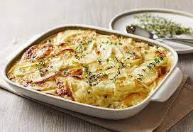 Potato Bake Who Said Potato Bake Dig In Quick This One Won T Last Long Recipes Cooking Recipes Camenbert Recipes