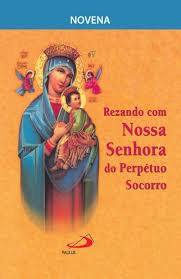 O olhar de nossa senhora não se dirige ao menino, mas a nós. Novena Rezando Com Nossa Senhora Do Perpetuo Socorro 9788534901918