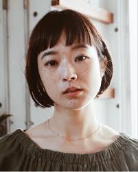 ナチュラル ミニボブ ボブ オン眉 meuvle 松本 健 531795 hair オン眉 ショートヘアの前髪 ヘアスタイリング
