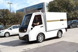 Cute Little Electric Delivery Truck Launched By Aev And Club Car Beep Beep Its Auto Stuff Trucks Car Small Cars