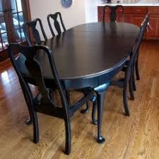 Queen Anne Table Home Products On Houzz Black Dining Room Table Dining Table Black Dark Dining Room