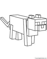 Colour minecraft ocelot colouring page. 37 Drawings Ideas Coloring Pages Free Coloring Pages Coloring Pages For Kids
