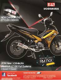 Yamaha hong leong present this year 2016. Yamaha 135lc T135 Sniper Spark 135 Jupiter Mx Exciter V Crypton X Motomalaya