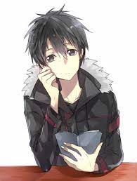 Just a collection of aesthetic anime profile pics and icons that you could use for your profile. Cool Anime Boy Black Hair Black Eyes