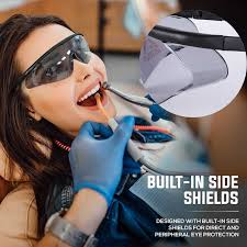 Simone Color Lens Black Temple Safety Glasses, Anti-Fog