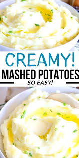 Creamy Mashed Potatoes In 2020 Creamy Mashed Potatoes Mashed Potatoes Potatoes