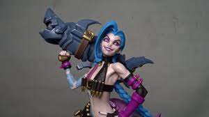 League of legends official jinx unlocked statuethe item comes from. Official Jinx Statue League Of Legends Youtube