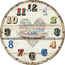 Come to kohl's for wall decor and wall art, including photography, wall signs, decorative clocks and mirrors. Creative Mdf Wall Clock Family Rules Work Hard Laugh Out Loud Vintage Cartoon Design For Home Decor China Hot Selling Mdf Wall Clock And Decorative Wall Clock Price Made In China Com