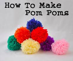 You can use something round, like a glass, as a template. How To Make Pom Poms 8 Steps With Pictures Instructables