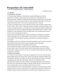 Company profile perusahaan digital jika kita berbicara mengenai bisnis digital, siapa lagi panutannya kalau bukan google. Pengertian Cd Interaktif