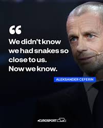 UEFA president Aleksander Ceferin has launched a scathing attack