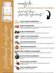 What if your body could naturally adapt to stress, boost energy, and keep  your immune system strong—all without stimulants or caffeine? That's  exactly why Adapt was created! It's designed to stack perfectly