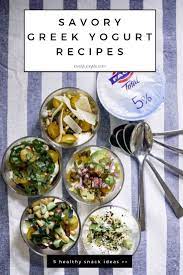 5 Healthy Savory Greek Yogurt Recipes You Need To Try Greek Yogurt Recipes Yogurt Recipes Healthy Yogurt Recipes