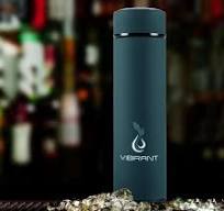 Amazon.com: VIBRANT ALL IN ONE Travel Mug - TEA INFUSER Bottle WITH 2 PIECE  EXTRA-LONG STEEPER STRAINER MESH FILTER - HOT COFFEE THERMOS - Cold FRUIT  ...