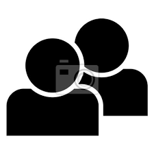 Gruppe icon fototapete • fototapeten gestalten, Grafik, Menschen |  myloview.de