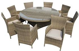 This set teams up brilliantly with a variety of furniture including other components from the kettler brand, enabling you to create a stylish and relaxed living space in your. Having New Furniture Offer Rattan Outdoor Furniture Large Round Rattan Patio Dining Set Nature 165cm Table With 8 Seater In Uk Fylde