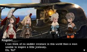 Bravely default was a surprise standout on the 3ds and has gone down as one of the very best games on the system. Ringabel From Bravely Default Is One Of The Best Jrpg Characters In Recent Times Neogaf