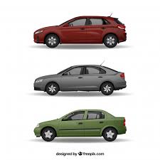 Download Download Vector Realistic Yellow Car Vector Vectorpicker PSD Mockup Templates