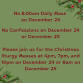 No Daily 8:00am Mass on December 24. No Confessions. — Holy Apostles Catholic Church & Preschool