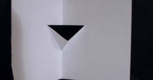 Draw a square with one side on the fold. How To Make V Fold Pop Up Cards Throwback Thursday