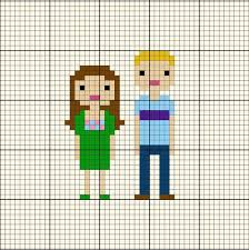 Pattern Stitch Your Own Custom Family Portrait Pixel Cross Etsy Cross Stitch Family Cross Stitch Patterns Cross Stitch