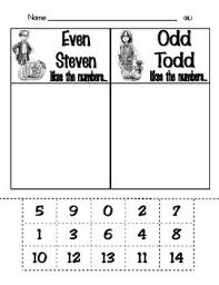 I am jealous of your artistic skills! 17 Odd Todd And Even Steven Ideas Even Stevens Second Grade Math 1st Grade Math