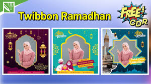 Twibbon idul fitri 2021 png. Free Template Desain Twibbon Ramadhan Konten Sosial Media Marhaban Yaa Ramadhan Coreldraw X7 Youtube