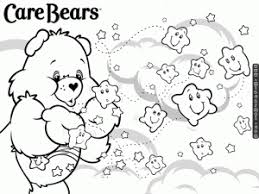 Collecting Stars Care Bears Coloring Page Ausmalbilder Kinder Ausmalbilder Glucksbarchis