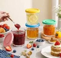 Amazon.com: Coloch 4 Pack 13Oz Working Glass Jar with ...
