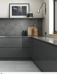 Dark grey kitchens with white worktops ikea rugs living room. Proving That Simple Is Beautiful This On Trend Kitchen Relies On Simple Design And Tactile Finishes T Kitchen Niche Kitchen Inspirations Diy Kitchen Cabinets