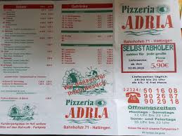 Apfel, tonkabohne und ein hauch zimt, die aromen des winters. Pizza Adria Imbiss Hattingen Italienische Kuche In Meiner Nahe Jetzt Reservieren