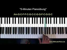 5 Minuten Klavier Ubung Youtube Klavier Klavier Lernen Musik