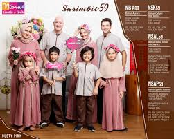 Baju couple untuk pesta pernikahan. Baju Couple Keluarga Nibras 8 Dusty Pink Muslim Baju Anak Desain Baju Gamis Couple Keluarga City Diary Hijaber