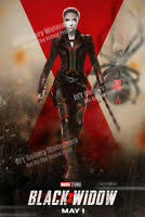 Scarlett johansson, florence pugh, o.t. Black Widow 2020 Style A New Advance Movie Poster Scarlett Johansson 24x36 Ebay