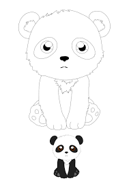 Apprendre à dessiner un panda en quelques étapes simples. Coloriage Kawaii Panda Coloriage Animaux Gratuit A Imprimer Dessin
