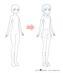 | drawing references and resources. How To Draw An Anime School Girl In 6 Steps Animeoutline