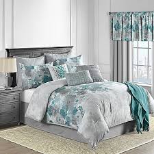 Find your comfort zone with airy sheets for your nighttime retreat or plush towels for your spa day staycation. Add A Stunning Splash Of Color To Your Bedroom With The Classy Claire 10 Piece Comforter Set Teal Bedroom Decor Grey Bedroom With Pop Of Color Comforter Sets