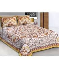 Featuring a lovely floral design in pastel shades of coffee, cream and pink. Bed Sheets Buy Single Double King Size Bed Sheets Online Best Prices